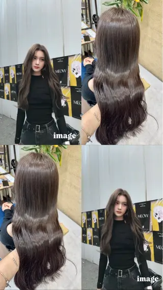 ロング カラー Ouka/Wカラー/ 大人艶カラーのヘアスタイル