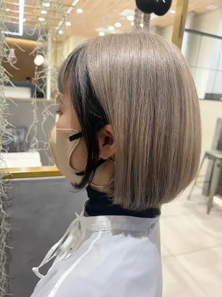 ショート カラー 髪質改善 すずきひじりのヘアスタイル