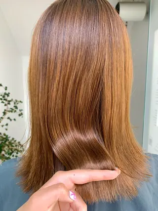 ミディアム パーマ Kureha/ネイル トレンドヘアのヘアスタイル