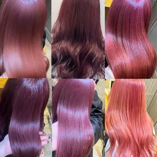 ロング カラー ラフィスヘアードープ所属・👑髪質改善Wカラー /グレージュ/アユカのヘアスタイル