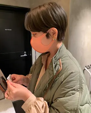 ショート カラー アンニュイヘア🪽 ayumiのヘアスタイル