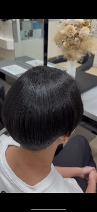 ショート パーマ メンズ 八木 希望 /縮毛モデル募集中！のヘアスタイル