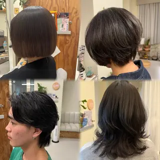 ミディアム メンズ WELLM表参道 高杉梨鬼也のヘアスタイル