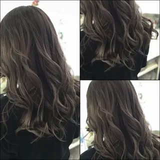 ロング カラー Ash 山田 勇太のヘアスタイル