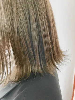 ミディアム カラー 【Atem 大町店】 永森　優里花のヘアスタイル