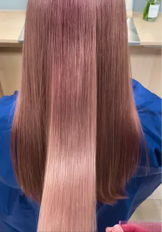 ロング カラー 🎈ブリーチなし暖色 カラー/レッド/ゆいのヘアスタイル