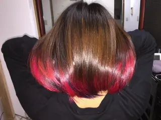 ミディアム カラー じょん 。のヘアスタイル