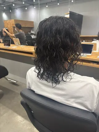 セミロング パーマ メンズ メンズ支持率NO.1 マサキのヘアスタイル