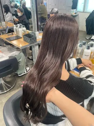 ロング カラー みう/仙台/暖色/ 艶髪/顔周りカット/のヘアスタイル