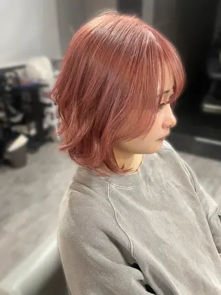 ショート sherry【シェリー】所属・miho 大国町 柔らかハイトーン💛のヘアスタイル