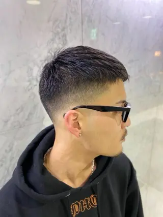 ショート メンズ KEEN creative hair所属・きょーすけ 💈barberのヘアスタイル