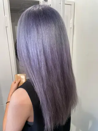 セミロング カラー 💘MICOTO藤沢 髪質改善ブリーチ💘のヘアスタイル