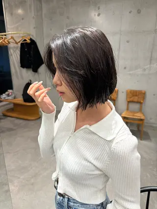 ミディアム カラー Qin shaire salon 原宿所属・🌿パーマ/ボブ/ レイヤー/Mikiのヘアスタイル