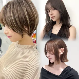 カラー 横浜　店長 橋場優のヘアスタイル