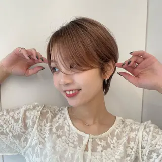 ショート ナリタ ミユウのヘアスタイル