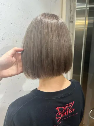 ミディアム 韓国風透明感カラー 💎YUI💎のヘアスタイル