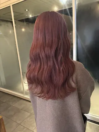 セミロング mirai/ブリーチ ダブルカラーのヘアスタイル