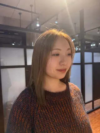 カラー N 秋田店【ナンバー】所属・sora/ 暖色カラー🌷のヘアスタイル