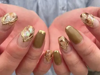 メンズ ネイル Chérinail 爪のお手入れのネイルデザイン