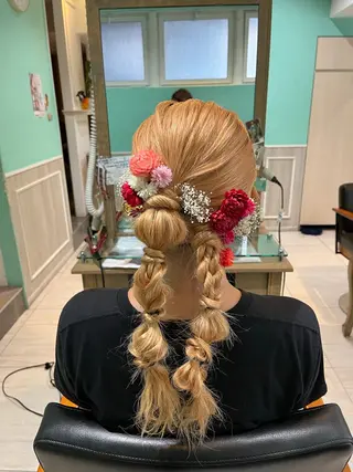 ロング 城間 菜々子のヘアスタイル