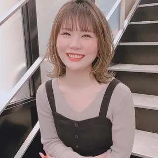 ミディアム GOTODAYSHAiRESALON銀座キラリトギンザ店所属・ナチュラル艶髪 🌸内田彩香のヘアスタイル