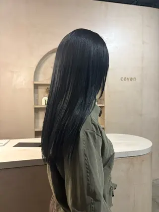 ロング 羽渕 未夢のヘアスタイル