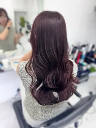 ロング 長谷川 蒼真のヘアスタイル