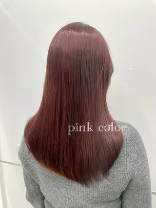 セミロング カラー 💗艶×髪改善カラー 特化💗AYAKIのヘアスタイル