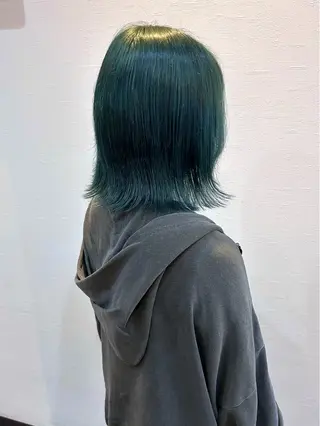 ミディアム カラー 𝒌𝒚𝒐𝒌𝒂 🍀のヘアスタイル