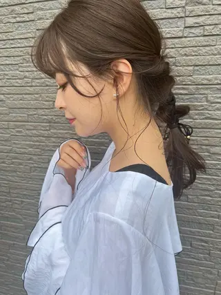 ヘアアレンジ 韓国モテhair🍑 momoのヘアスタイル