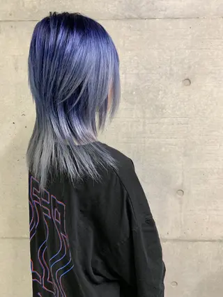 ミディアム カラー THE./ブリーチ 透感カラー/髪質改善のヘアスタイル