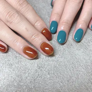 カラー ネイル Cozy_ ilumのネイルデザイン