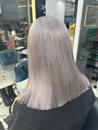 ミディアム ナチュラル透明感✨/ LAPIS  REOのヘアスタイル
