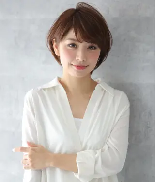ショート 🎗️comoda 神戸三宮 髪質改善のヘアスタイル