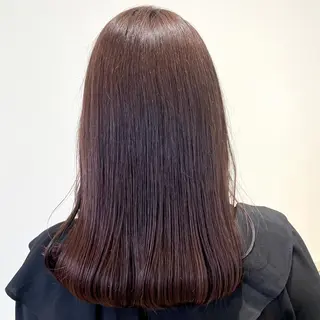 ミディアム カラー スナコザワ レナのヘアスタイル