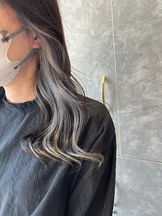 ロング カラー 吹田 駿 髪質改善縮毛矯正のヘアスタイル