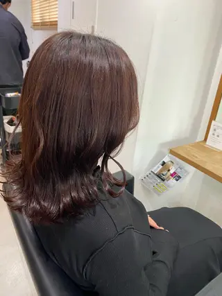 ミディアム カラー 銀座⚜️【脱白髪染め 美髪矯正】トグチのヘアスタイル