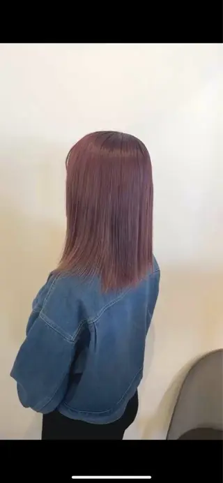 カラー Agu hair emio城陽所属・Agu peachのヘアスタイル