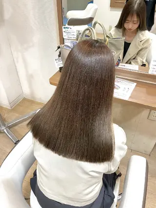セミロング カラー 久富 雄二朗のヘアスタイル