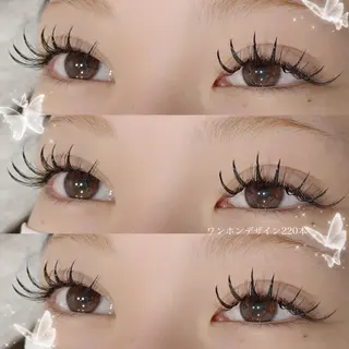 マツエク・マツパ Merci𖤐´ 長谷川のマツエク・マツパデザイン