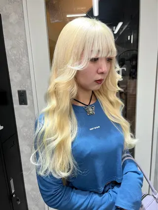 カラー 🫧モテパーマ/ツヤ 縮毛/AI🫧のヘアスタイル