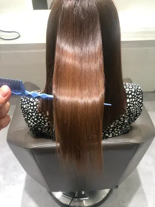 セミロング カラー ムトウセイマ/艶髪 /艶ケアWブリーチのヘアスタイル