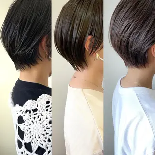 ショート カラー 江上拓郎/ショート /酸性ストレートのヘアスタイル