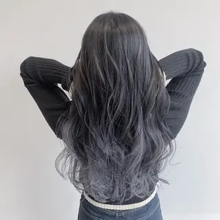 ロング カラー なんば髪質改善カラー Ardoreのヘアスタイル