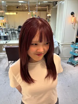 ミディアム カラー 【roro】 karinのヘアスタイル