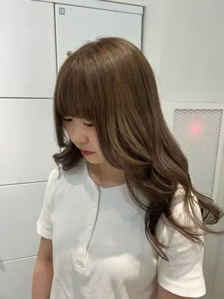 ロング 透明感カラー🍒/ cocoonのヘアスタイル
