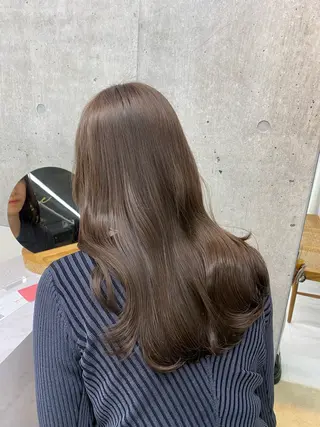 セミロング 透明感 color♡ Ibukiのヘアスタイル