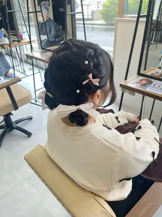ヘアアレンジ 🫧松尾彩舞樹🫧 アレンジ/艶カラー✨のヘアスタイル