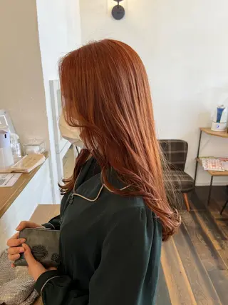 ロング カラー 伊藤ゆかり/髪質改善 /透明感カラーのヘアスタイル