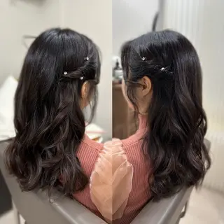 ヘアアレンジ 💎Code.💎 risa🪄のマツエク・マツパデザイン